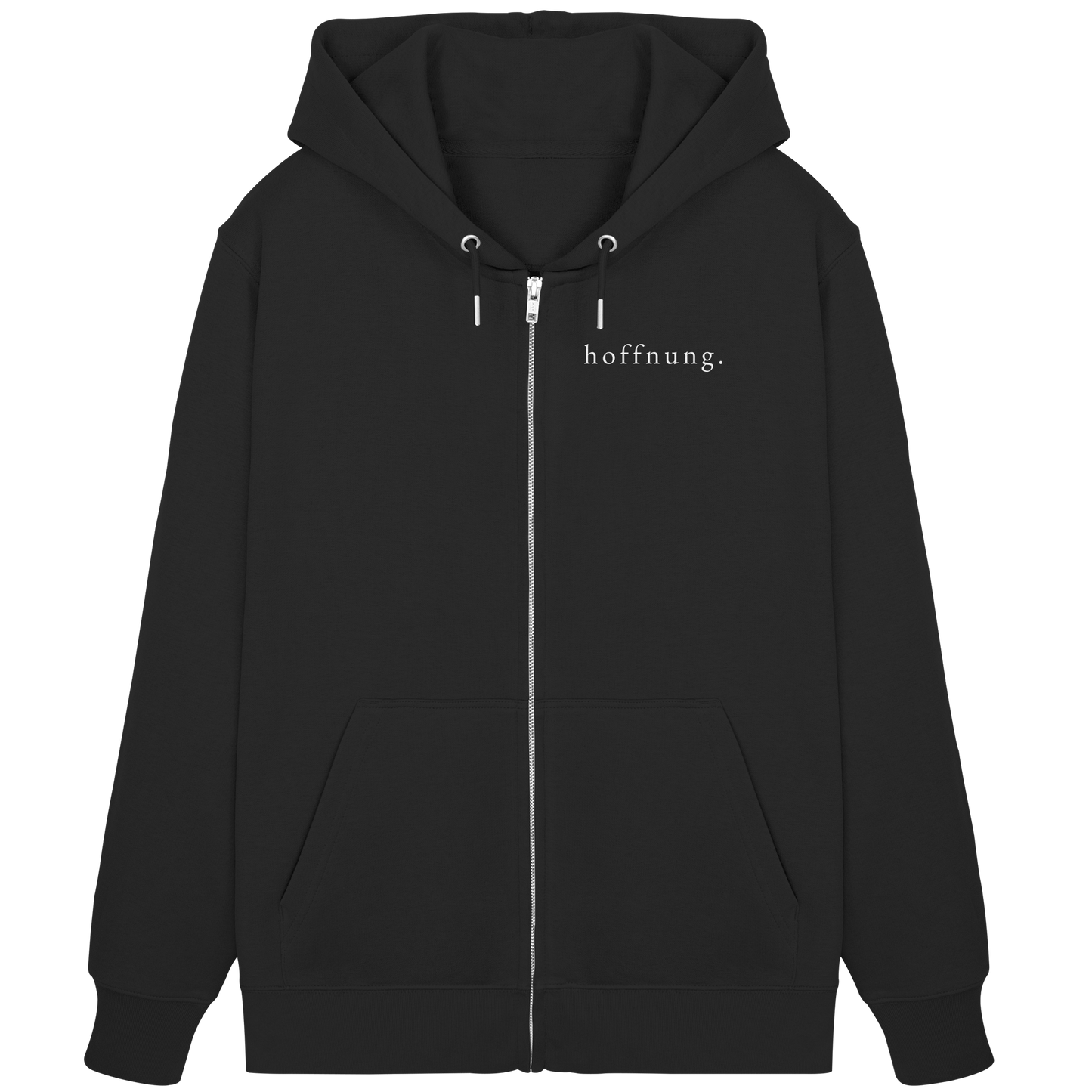 Die Hoffnung hat einen Namen - Jesus - Organic Zipper