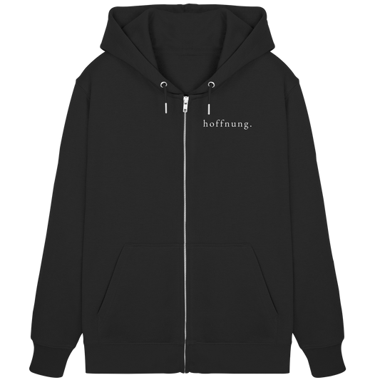 Die Hoffnung hat einen Namen - Jesus - Organic Zipper