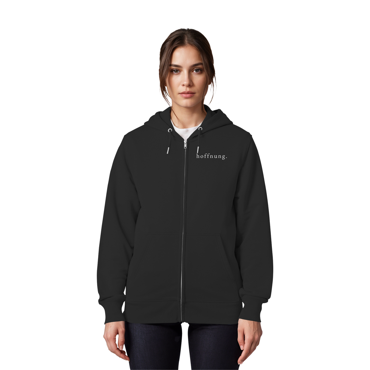 Die Hoffnung hat einen Namen - Jesus - Organic Zipper