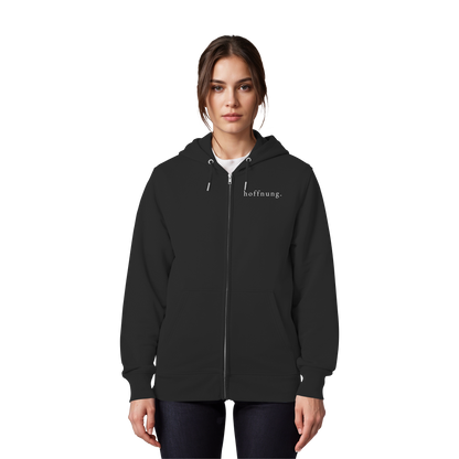 Die Hoffnung hat einen Namen - Jesus - Organic Zipper