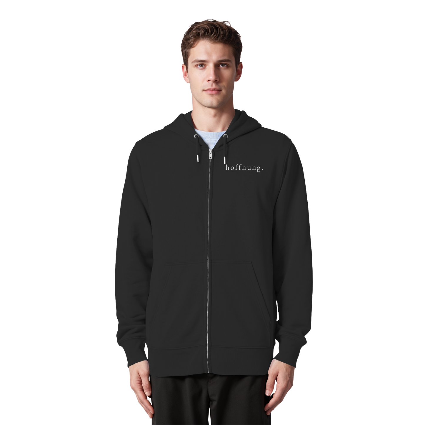 Die Hoffnung hat einen Namen - Jesus - Organic Zipper