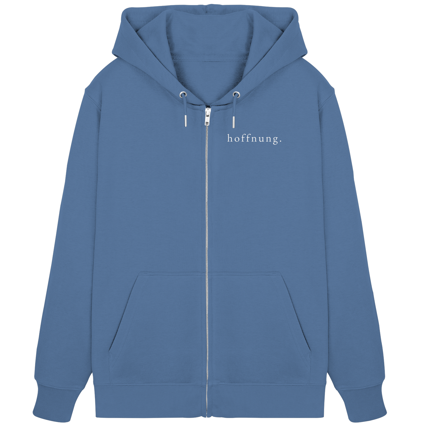 Die Hoffnung hat einen Namen - Jesus - Organic Zipper
