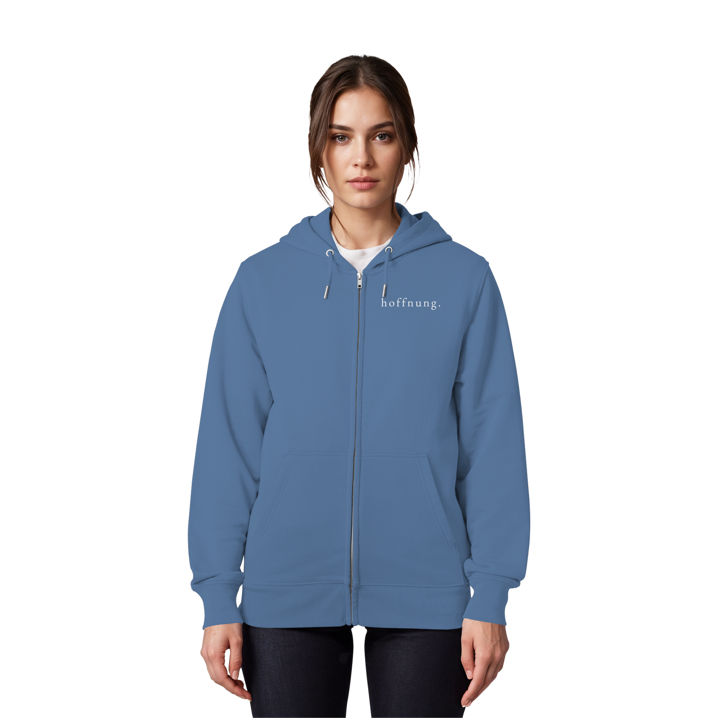 Die Hoffnung hat einen Namen - Jesus - Organic Zipper
