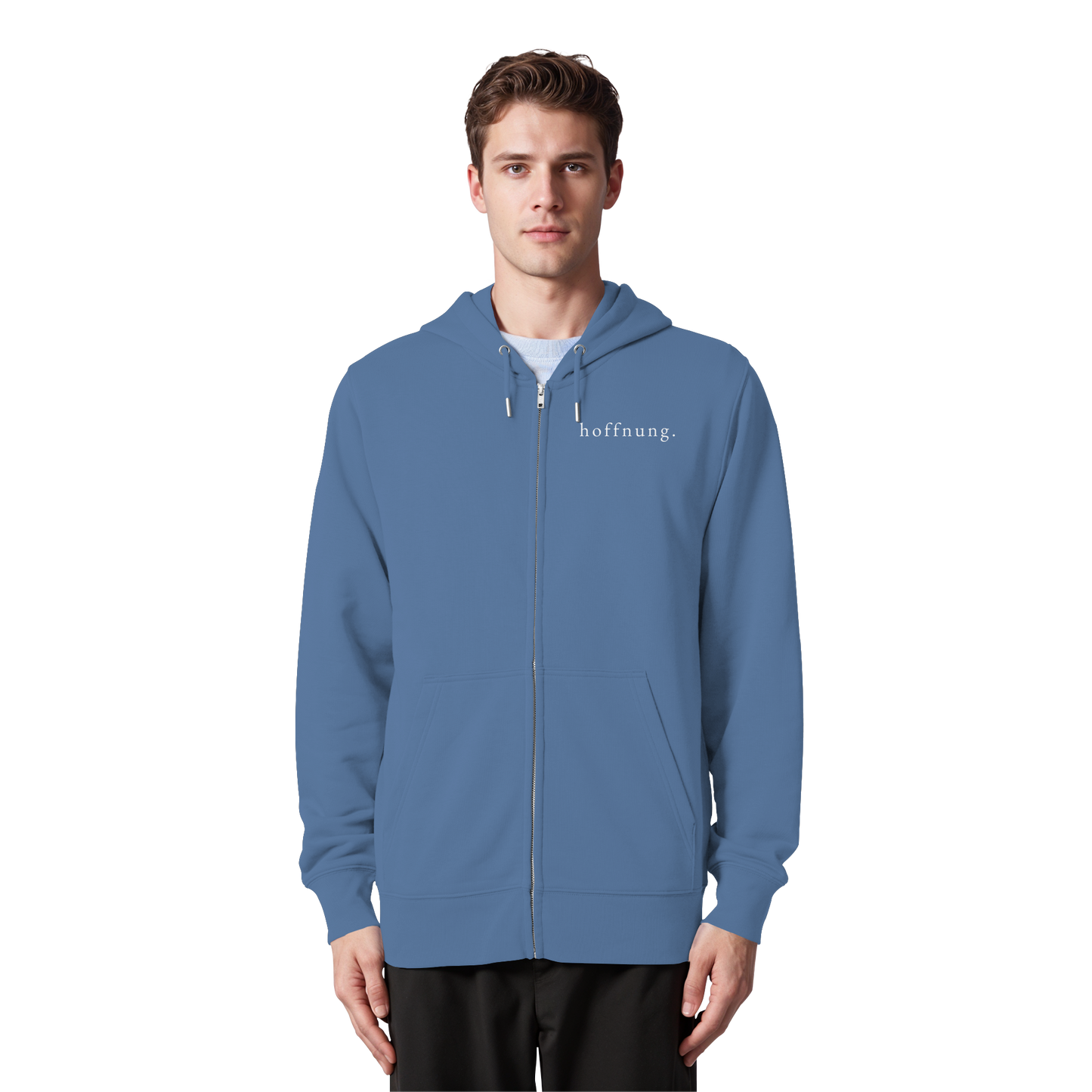 Die Hoffnung hat einen Namen - Jesus - Organic Zipper