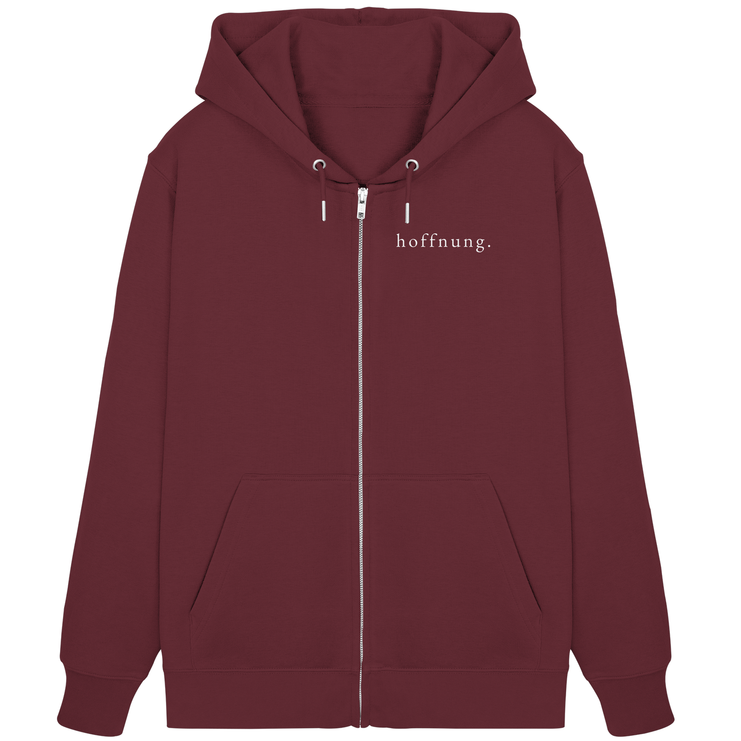 Die Hoffnung hat einen Namen - Jesus - Organic Zipper