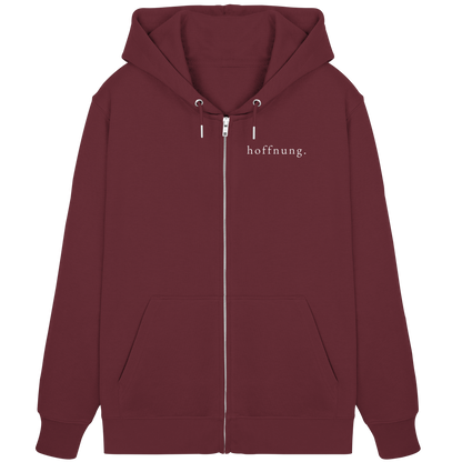 Die Hoffnung hat einen Namen - Jesus - Organic Zipper