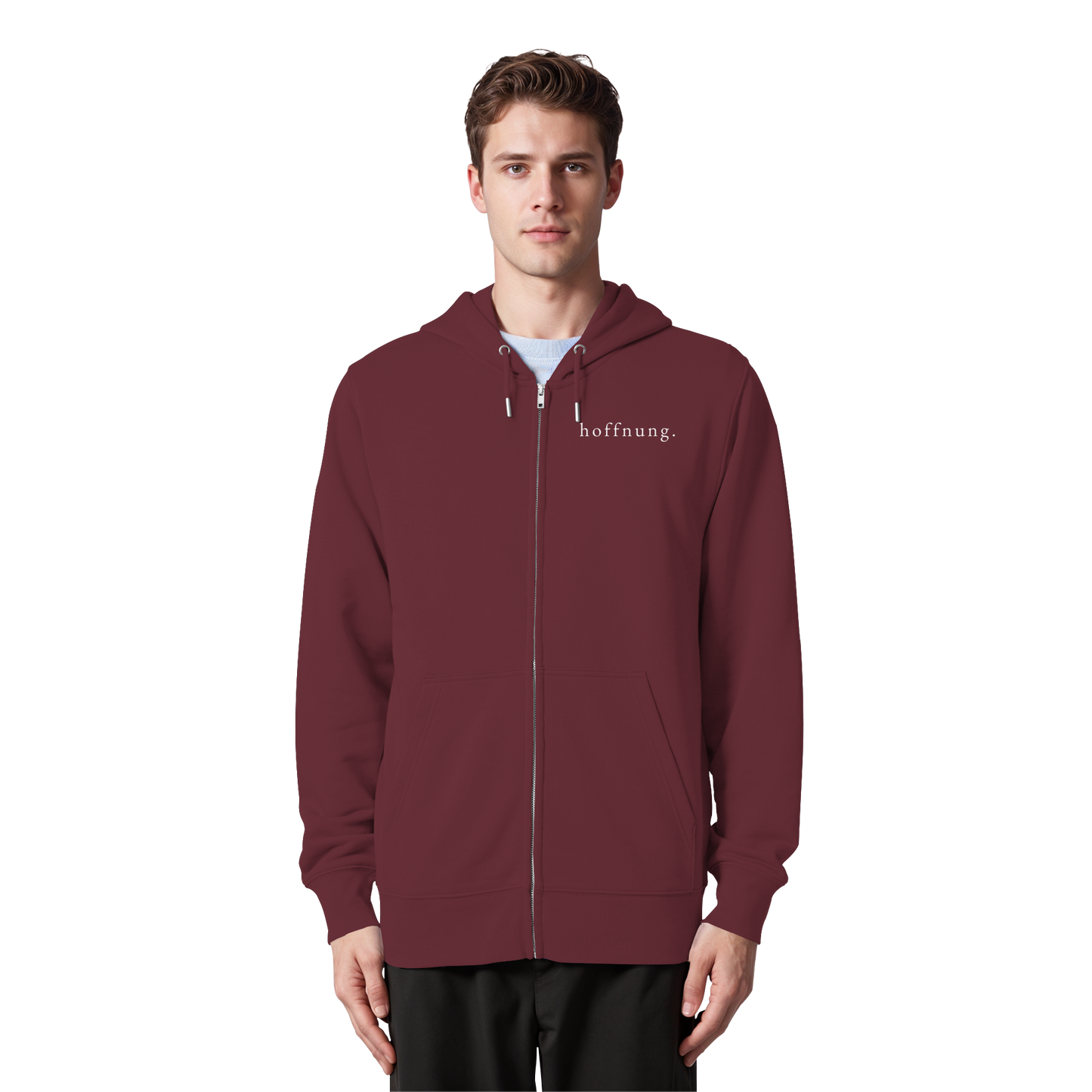 Die Hoffnung hat einen Namen - Jesus - Organic Zipper