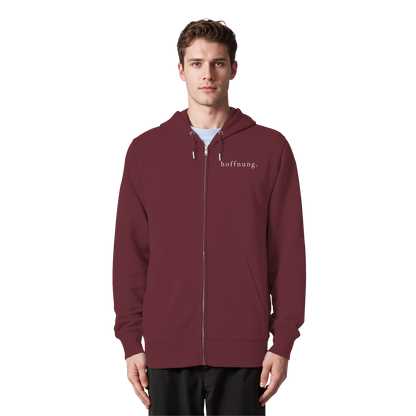 Die Hoffnung hat einen Namen - Jesus - Organic Zipper