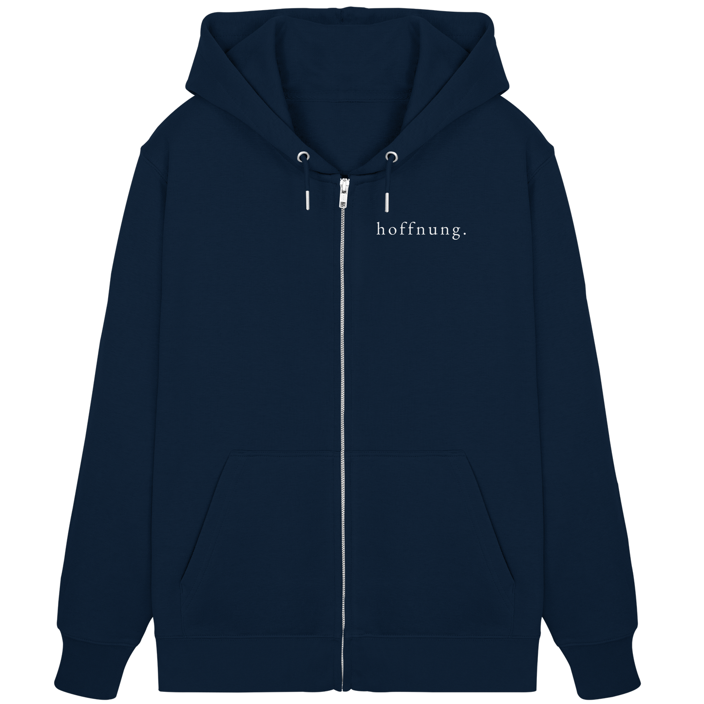 Die Hoffnung hat einen Namen - Jesus - Organic Zipper