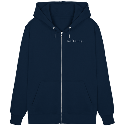 Die Hoffnung hat einen Namen - Jesus - Organic Zipper