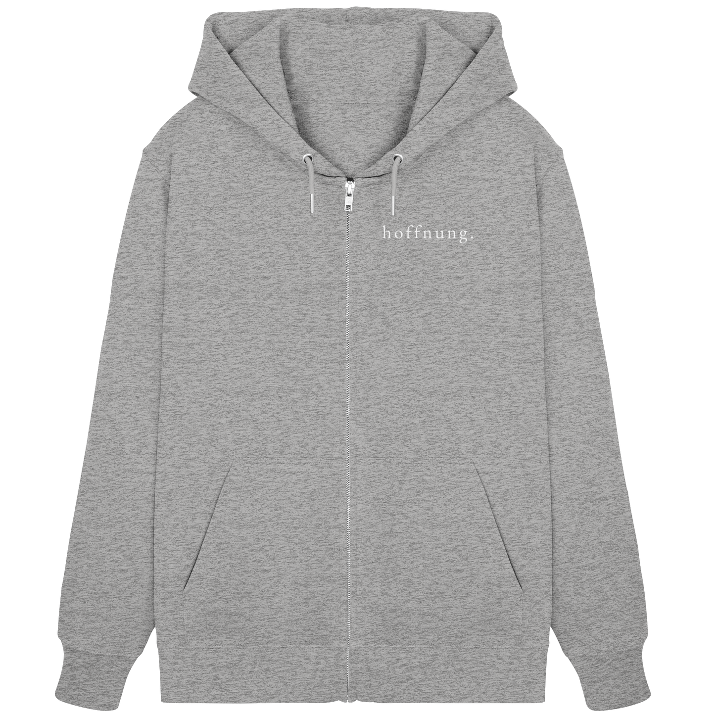 Die Hoffnung hat einen Namen - Jesus - Organic Zipper