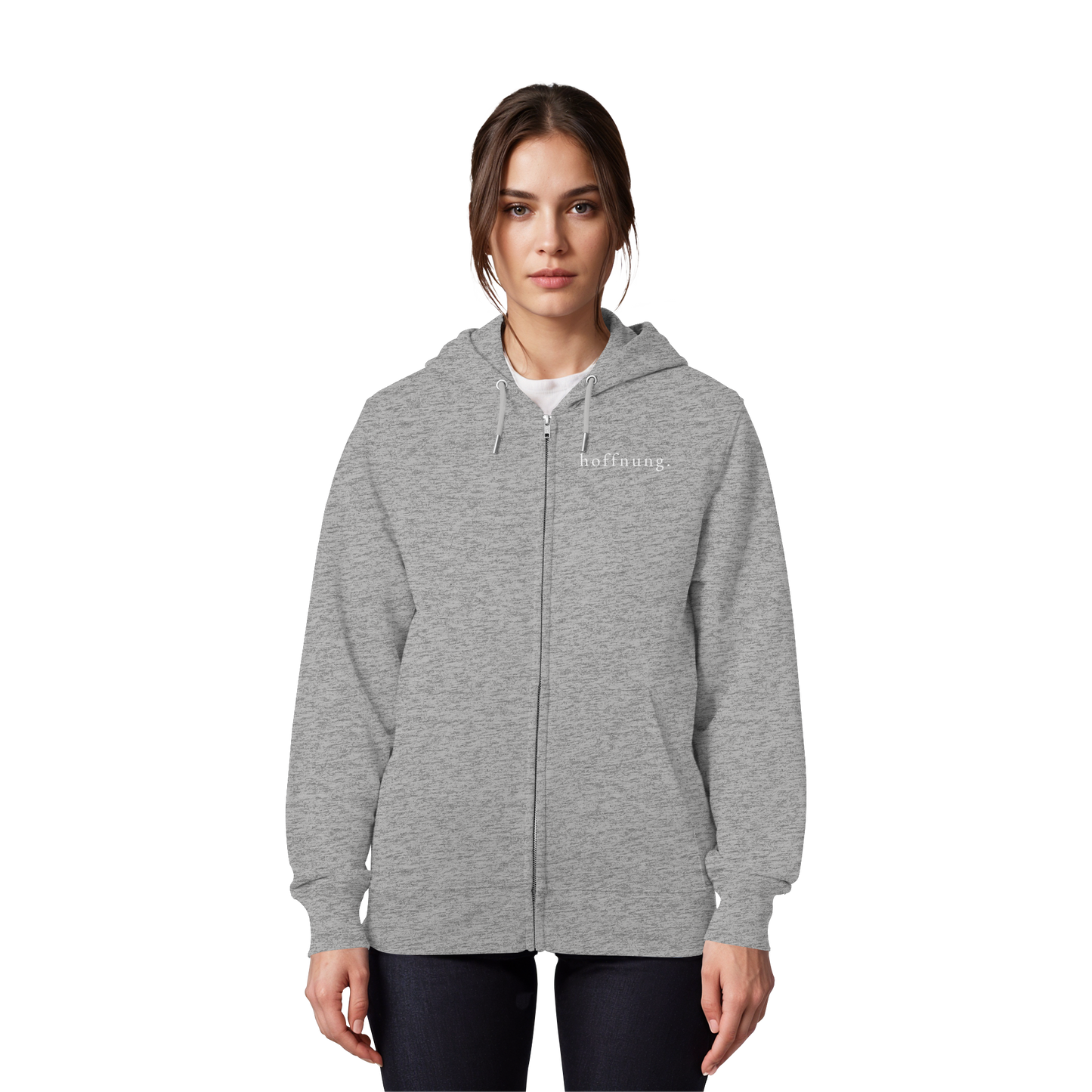 Die Hoffnung hat einen Namen - Jesus - Organic Zipper