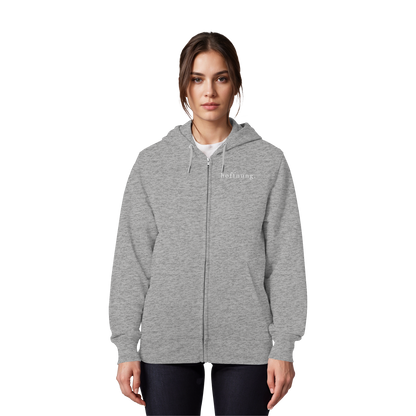 Die Hoffnung hat einen Namen - Jesus - Organic Zipper