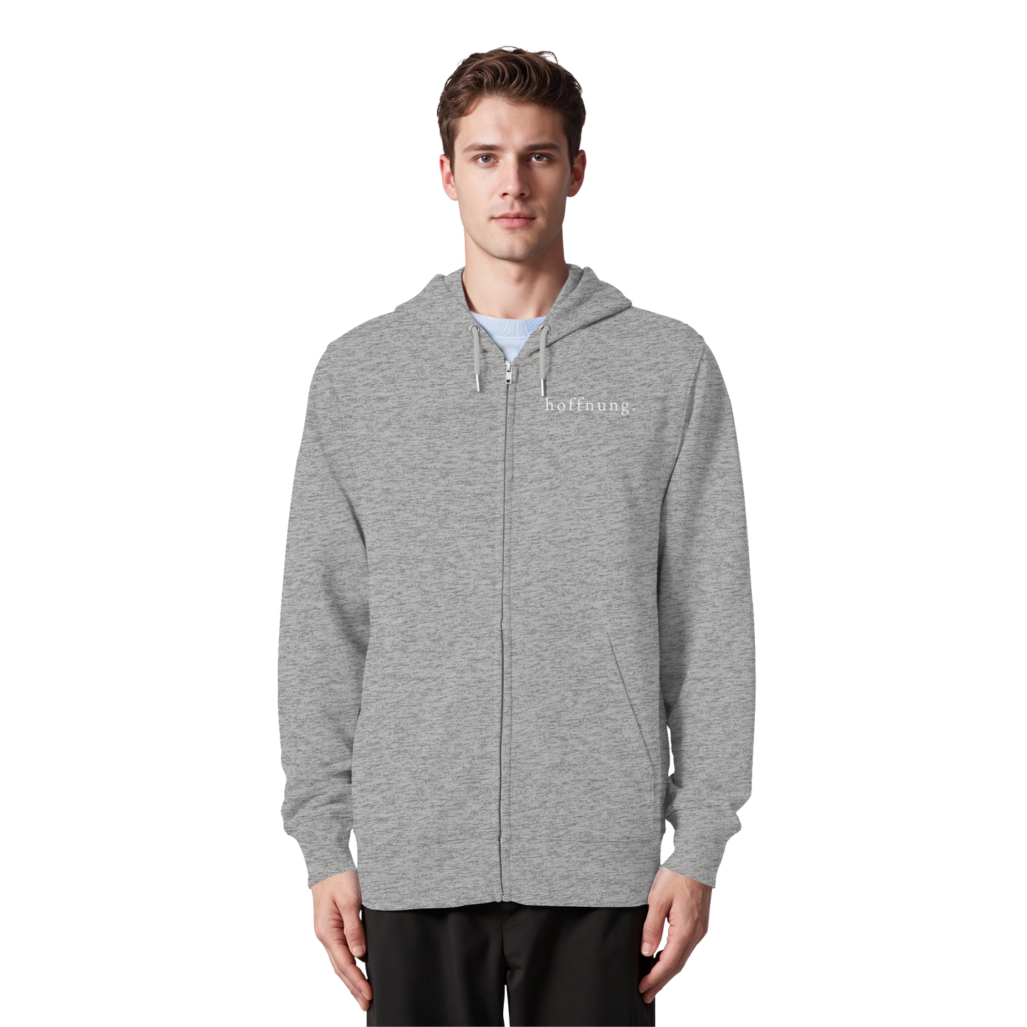 Die Hoffnung hat einen Namen - Jesus - Organic Zipper