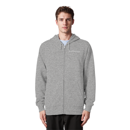 Die Hoffnung hat einen Namen - Jesus - Organic Zipper