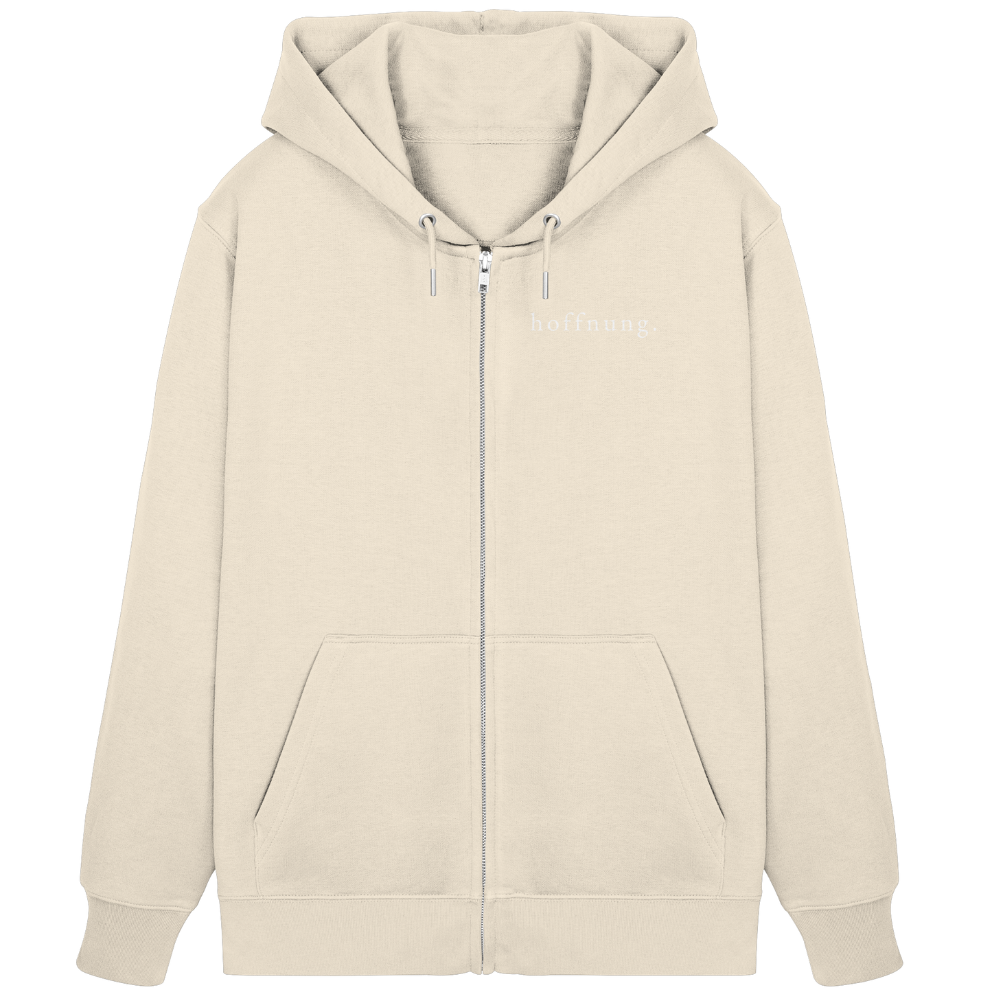 Die Hoffnung hat einen Namen - Jesus - Organic Zipper
