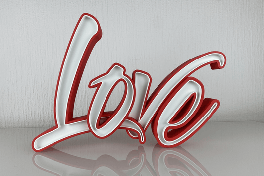 Love - Lampe (smart LED beleuchtet)