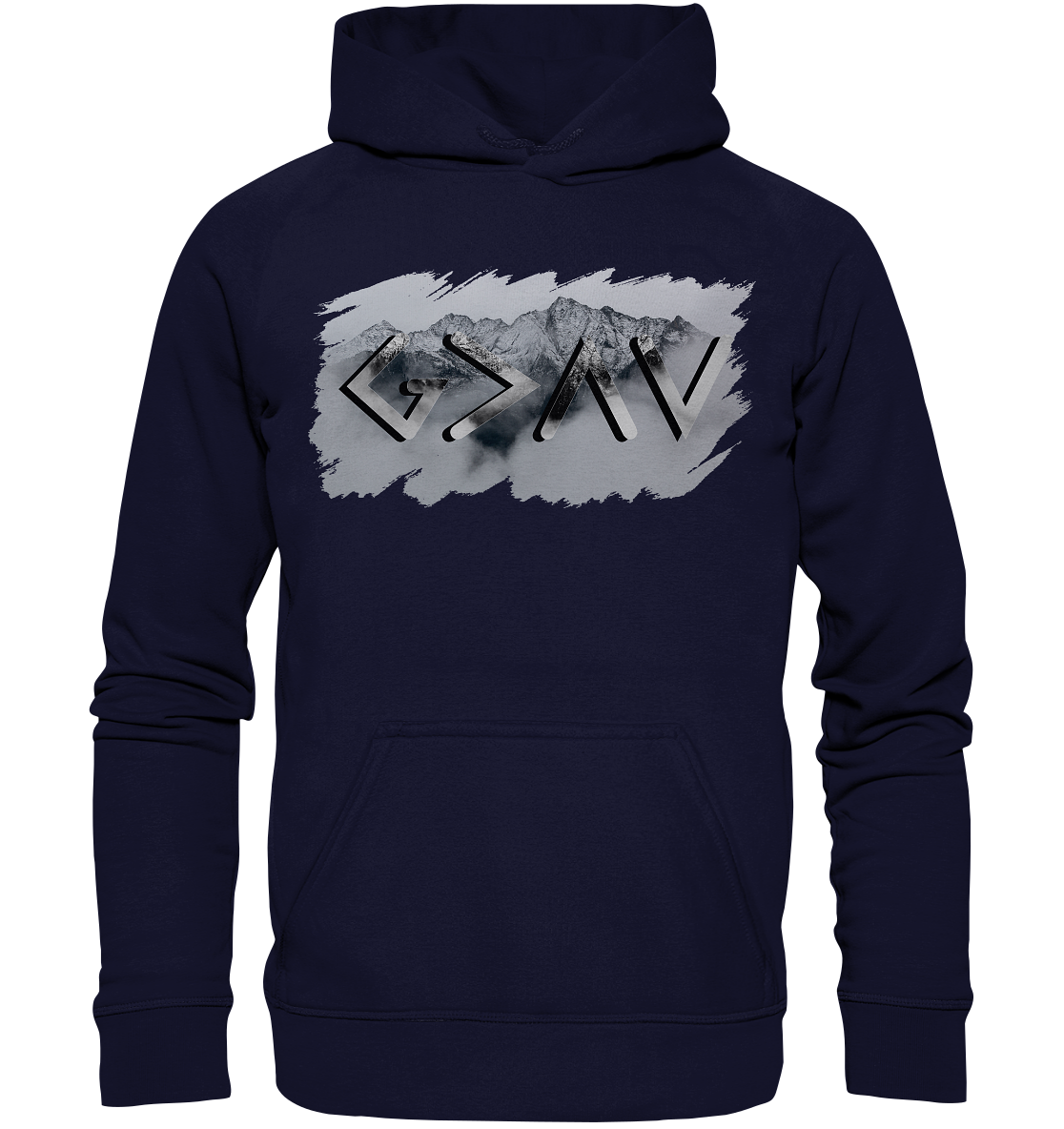 Gott ist größer - Hoodie (unisex)