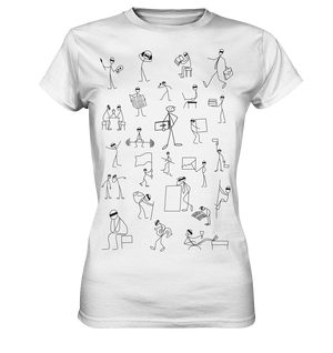 Bild in Slideshow öffnen, Sehend unter Blinden - Ladies Premium Shirt
