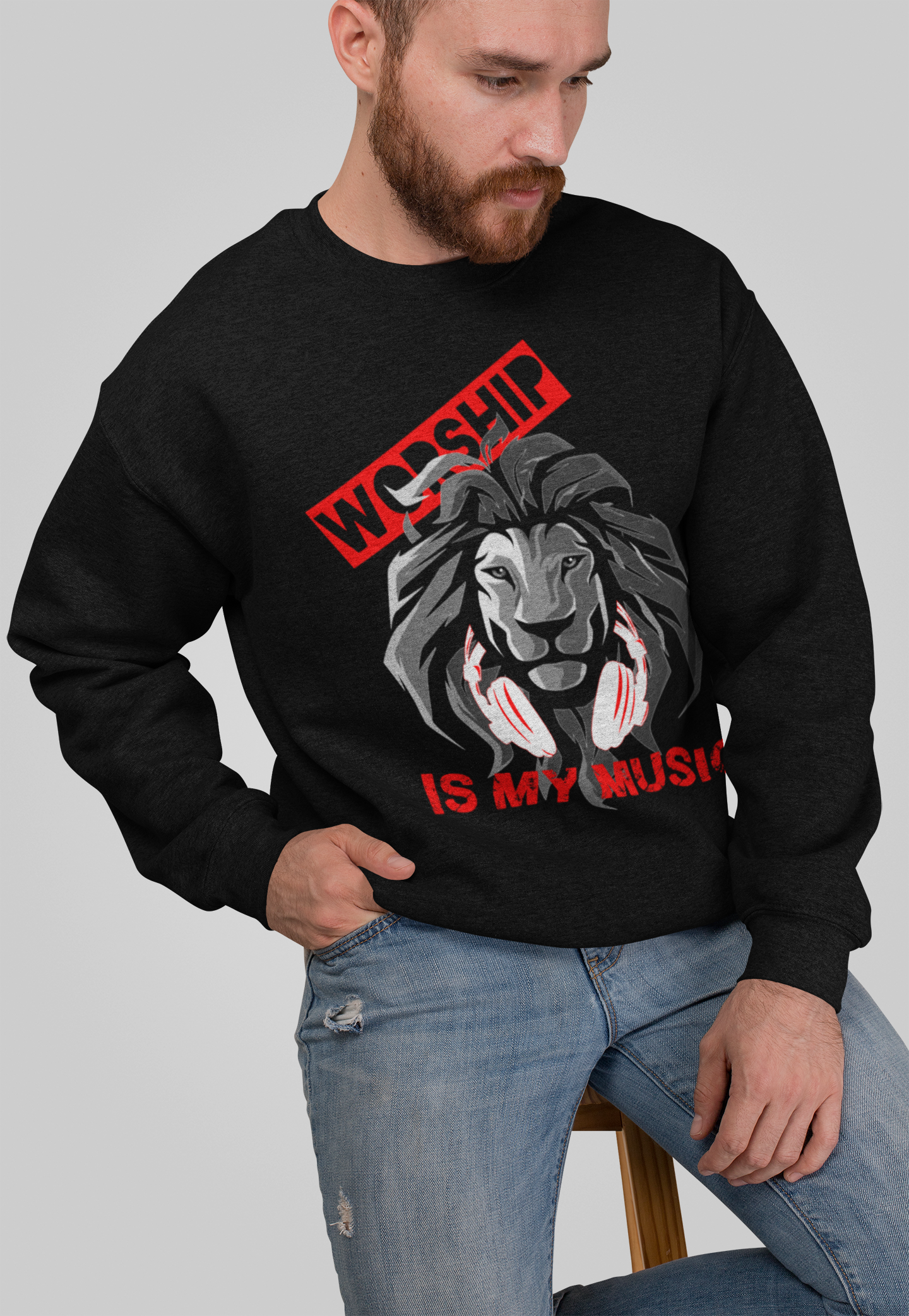 Worship is my music - Sweatshirt (unisex)